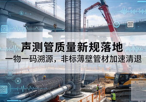 阜康声测管质量新规落地，一物一码溯源，非标薄壁管材加速清退